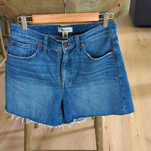 Madewell High Rise denim shorts